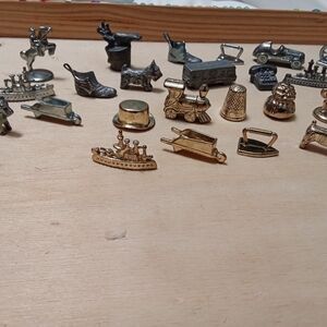 Vintage Monopoly Game Pieces